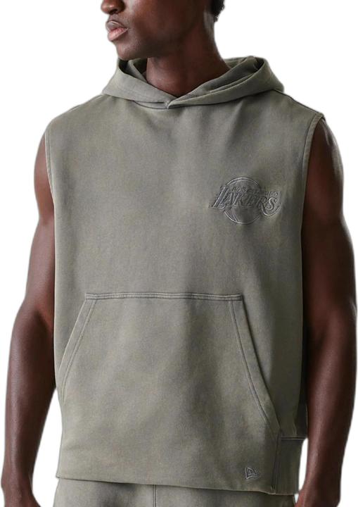 Produktbild New Era Ärmelloses Kapuzen-Sweatshirt Los Angeles Lakers Washed (S)