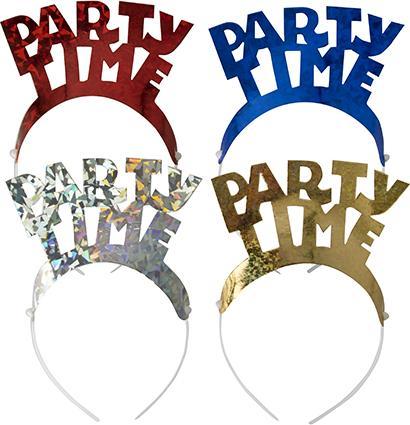 Papstar Elastici per capelli colori assortiti Party Time Metallic Party Time Metallic