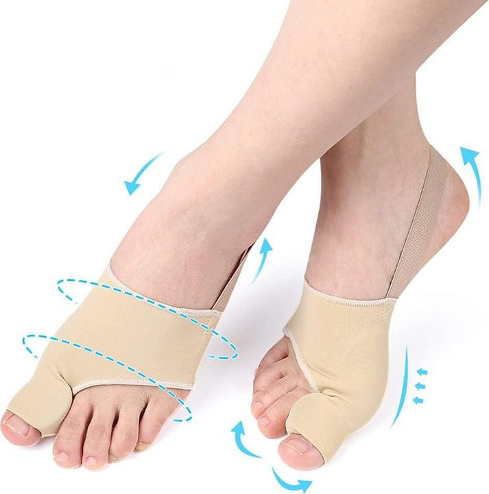 Immagine prodotto Cbx Benda per la correzione dell'alluce valgo con cuscinetto in silicone integrato 2 pezzi - taglia L (Crema piedi e gel piedi)