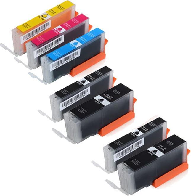 Image du produit Hermex Cartouches compatibles Canon Pixma TS9520 (M, Y, PGBK, C, CF)