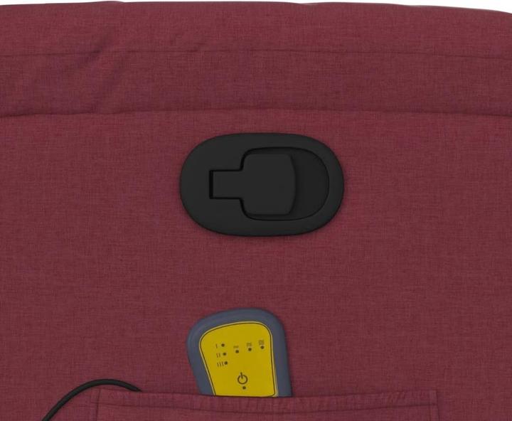 Produktbild VidaXL Massagesessel Weinrot Stoff,Farbe: Weinrot,Material: Stoff