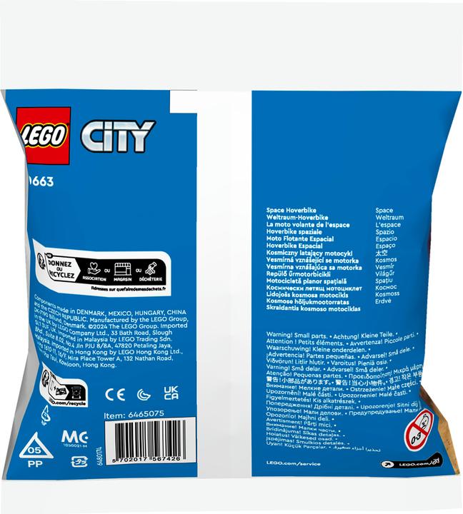 Immagine prodotto LEGO 30663 Hoverbike spaziale (30663, LEGO City)