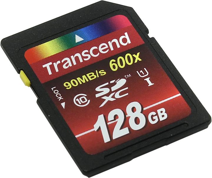 Immagine prodotto Transcend SDXC Ultimate 600x (128 GB, SDXC, U1, UHS-I)