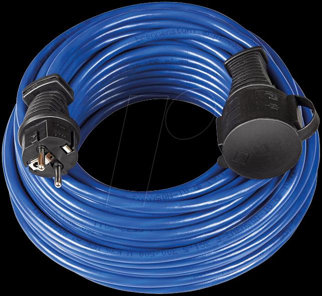 Produktbild Brennenstuhl Bremaxx Verlängerungskabel IP44 10m blau AT-N05V3V (10 m, CEE 7/3)