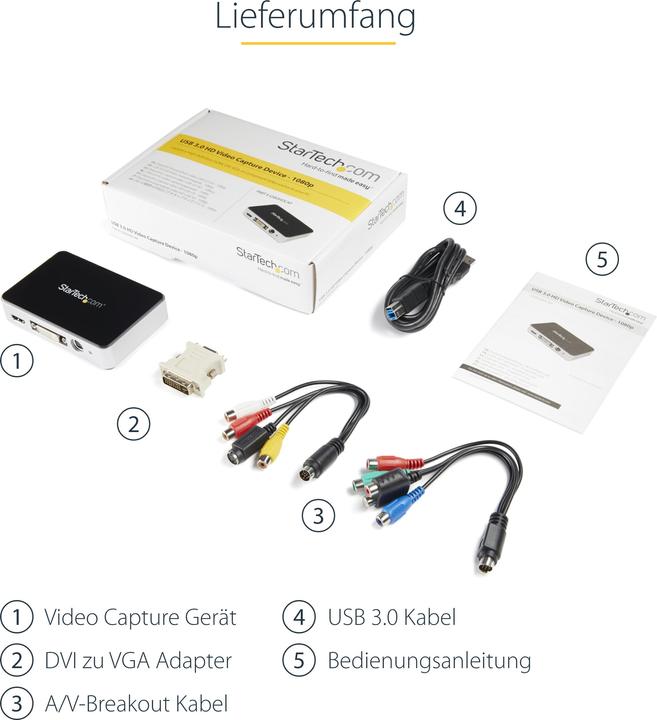 Produktbild StarTech USB 3.0 HD Capture Device