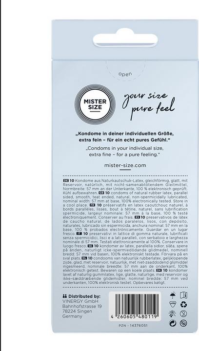 Actual product image Mister Size 57 (10 pcs.)