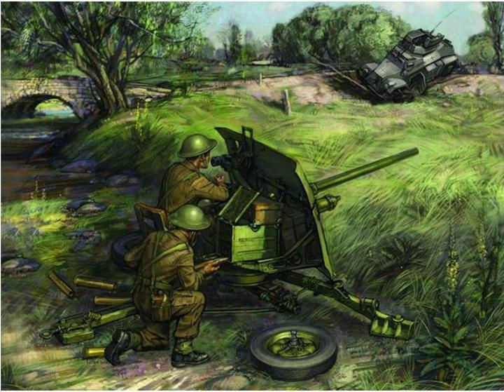 Image du produit Tamiya 1:72 Brit.QF 2-pdr canon antichar, équipage