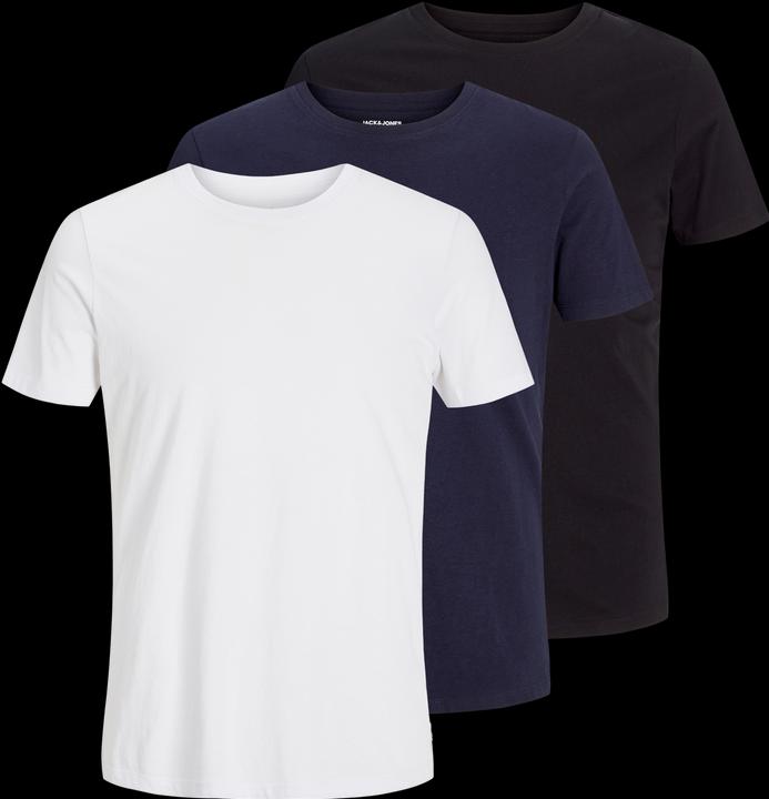Immagine prodotto Jack & Jones Jjeorganic Basic Tee Ss O-Ne 3pk Mp Noos (XS)