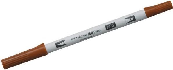 Actual product image Tombow Dual Brush Pen Pro (Bronze, 1 x)
