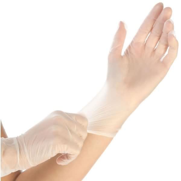 Image du produit Hygostar Gants jetables vinyle Ideal non poudrés (L)