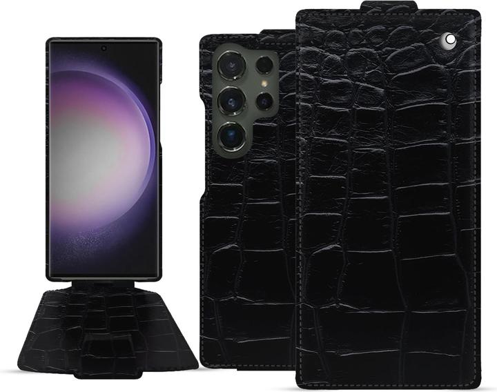 Actual product image Noreve Vertical leather shell (Samsung Galaxy S24 Ultra)