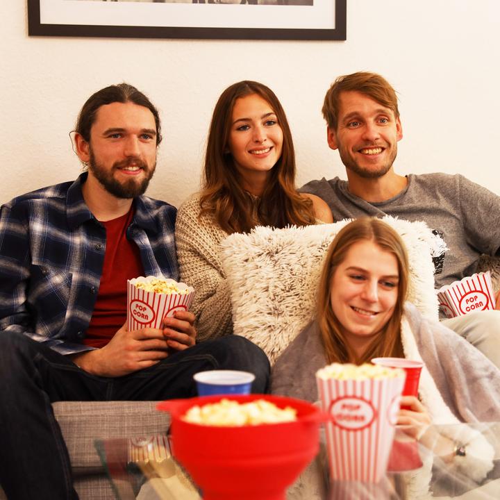 Image du produit Relaxdays Bol à pop-corn micro-ondes