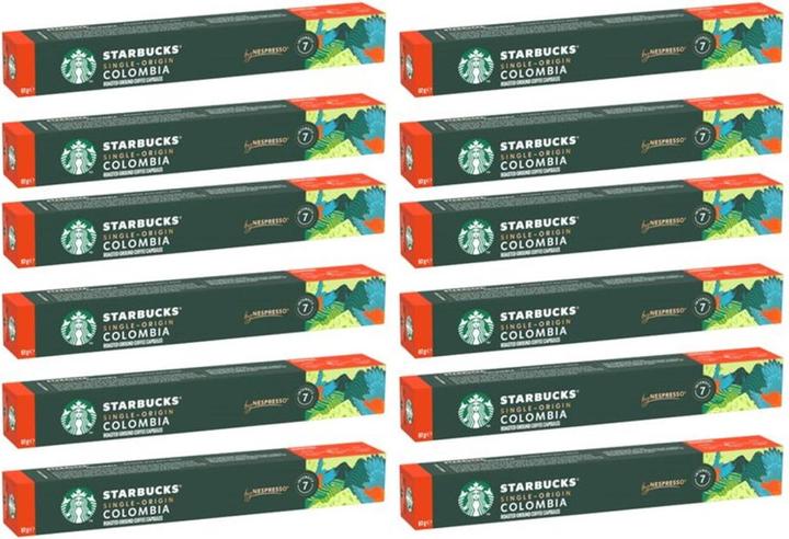Actual product image Starbucks Coffee capsules Colombia Medium Roast 12 x 10 pieces (10 x Port.)