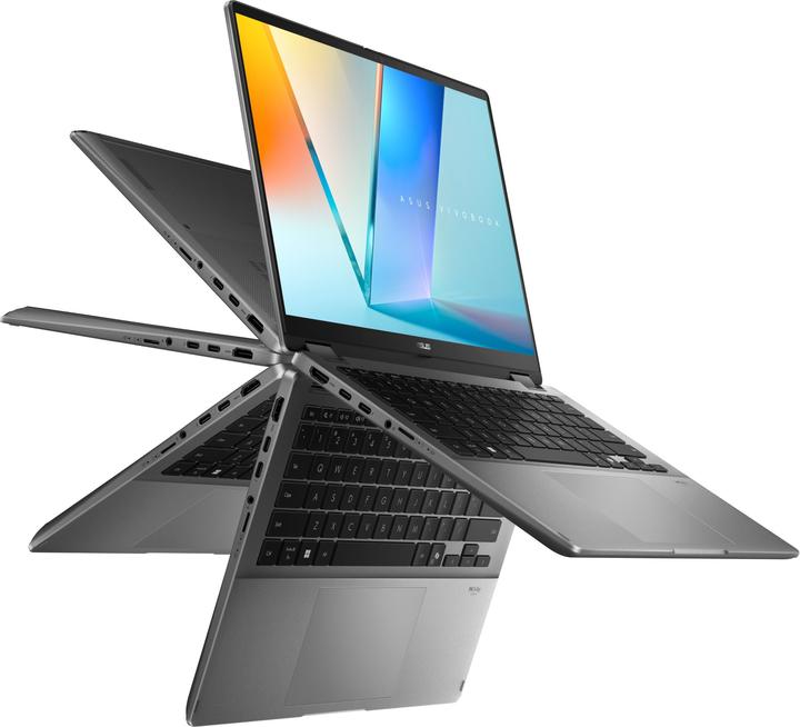 Actual product image ASUS Vivobook 14 Flip (14", Intel Core Ultra 7 256V, 16 GB, 1000 GB, DE)