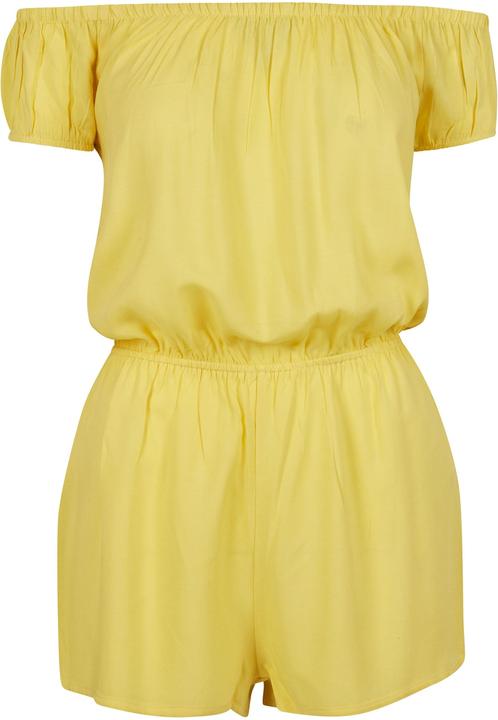 Actual product image Urban Classics Ladies Off Shoulder Short Jumpsuit (5XL)