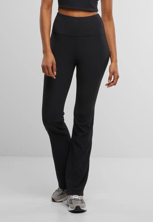Actual product image Urban Classics Ladies Flared Leggings Rib - 191787 (XS)
