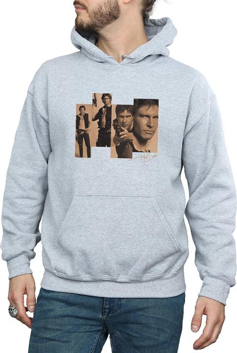 Immagine prodotto Star Wars Han Solo Photoshoot Felpa con Cappuccio Uomo (L)