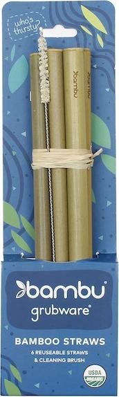 Immagine prodotto Bambu Confezione da 6 cannucce in bambù (6 x)