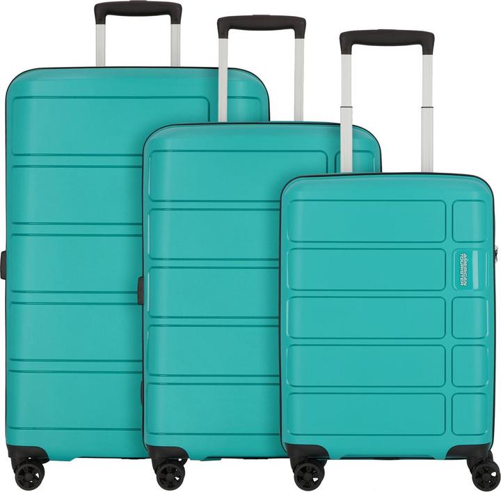 Image du produit American Tourister summer splash Set de valises à 4 roulettes 3 pièces (199.50 l, XL (à partir de 115l))