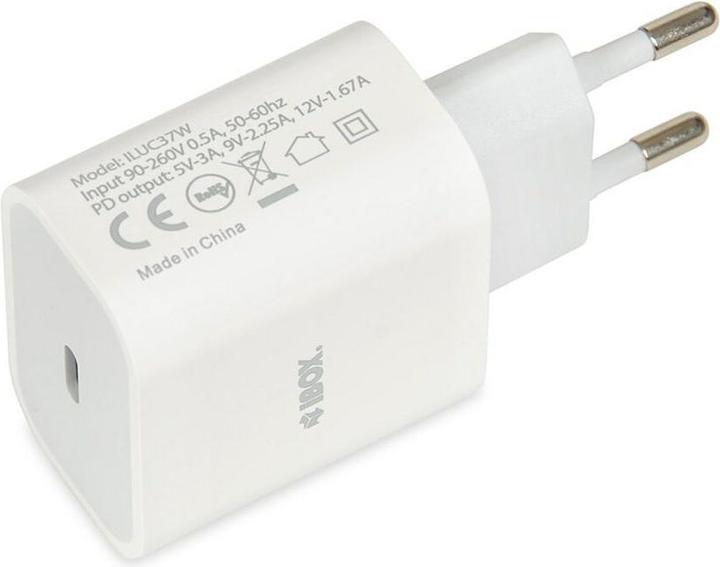 Produktbild iBox C-37 USB-C PD20W WALL CHARGER USB-C TO LIGHTNING CABLE (20 W)