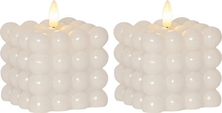 Actual product image Star Trading Bougie à bulles | Bougies LED avec fonction minuterie | Bougies LED à flamme vacillante (2 x)