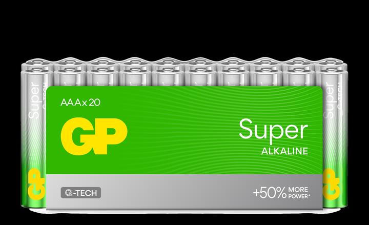 Immagine prodotto GP Batteries BATTERIE SUPER ALCALINE AAA 1.5V 20PCE (20 pz., AAA)
