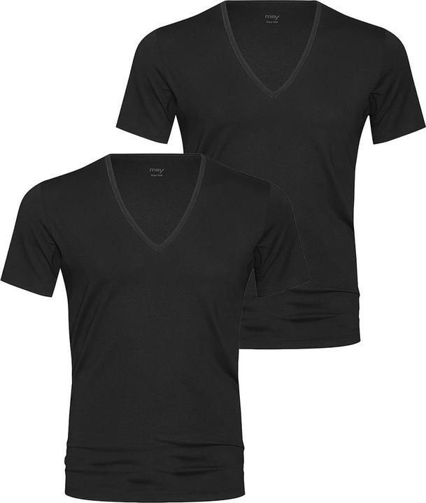 Produktbild Mey 2er Pack Dry Cotton T-Shirt mit V-Ausschnitt (L)