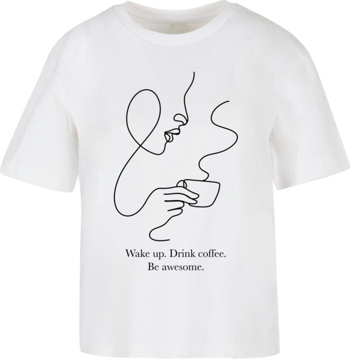 Produktbild Miss Tee Drink Coffee Be Awesome Tee - 195111 (L)