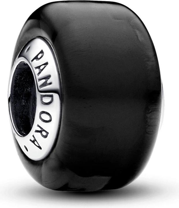 Actual product image Pandora Black Murano glass mini charm (Murano glass)