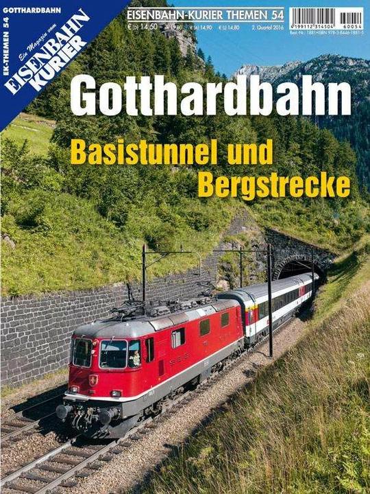 Produktbild Eisenbahn-Kurier 54 - Gotthardbahn (Deutsch, Ek-Verlag GmbH, 2016)