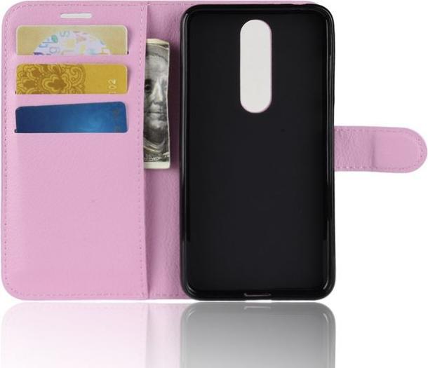 Productafbeelding MU Classic Litchi Leren Boekomslag Serie (Nokia 5.1 Plus)