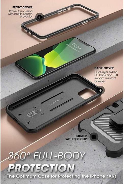 Actual product image Supcase UNICORN BEETLE PRO Armored case for iPhone 11 black (Apple iPhone 11)