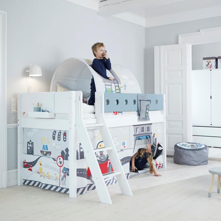 Image du produit Flexa Échelle inclinée et poteaux pour lit à mi-hauteur