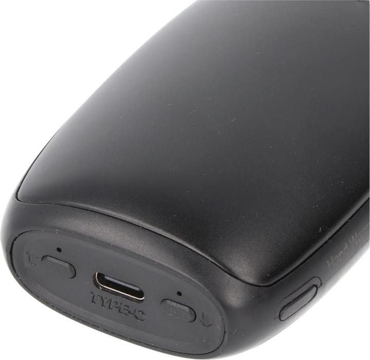 Actual product image AccuCell Hand warmer with power bank function, USB-C charging cable