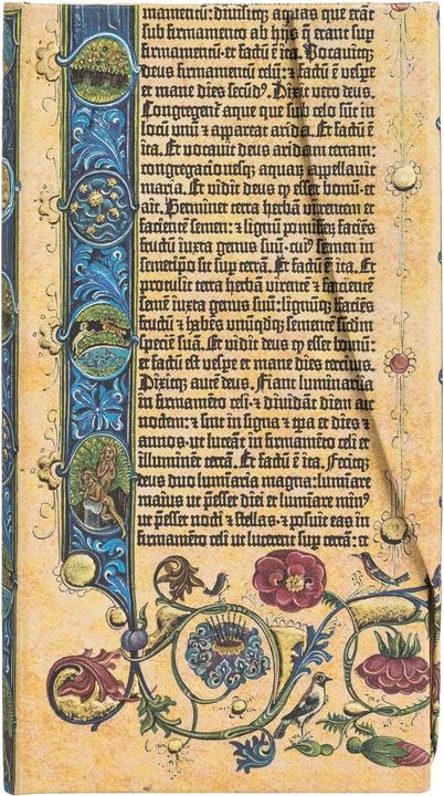Actual product image Paperblanks Gutenberg Bible GenesisSlimLIN