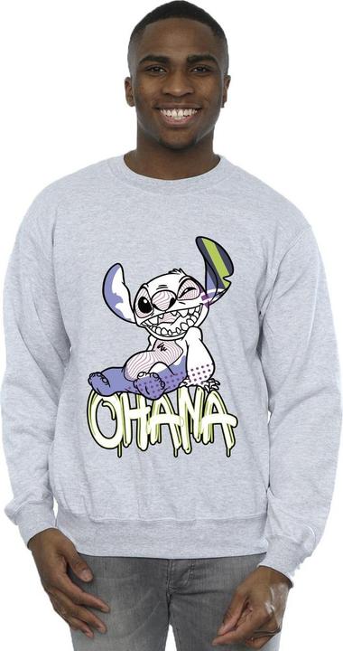 Immagine prodotto Disney Lilo And Stitch Ohana Graffiti Felpa Uomo (S)