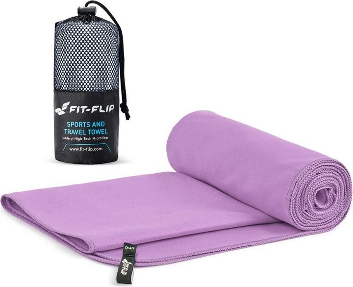 Produktbild Fit-Flip Mikrofaser Handtuch schnelltrocknend mit Tasche 40x80cm (40 x 80 cm)