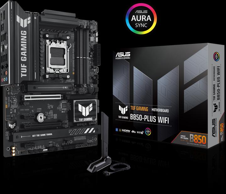 Actual product image ASUS TUF Gaming B850-Plus Wifi (AM5, AMD B850, ATX)