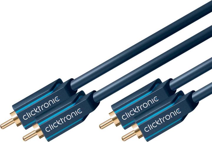Produktbild clicktronic Stereo-Audiokabel (10 m, Cinch)