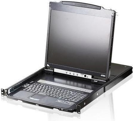 Actual product image Aten 19" TFT KVM console for 1U rack