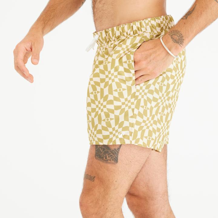 Image du produit Olaian Short de bain surf 100 Court 15" Homme - Psychodam (S)