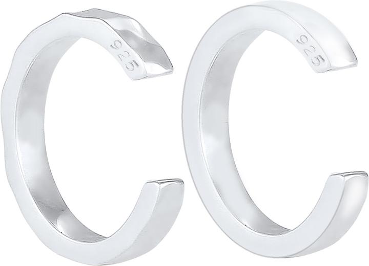 Actual product image Elli Earcuff Set im Organic-Look (Sterling Silver)