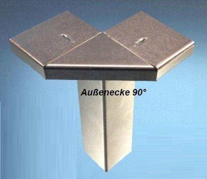 Actual product image Green Split Outside corner for snail fence 90 degrees