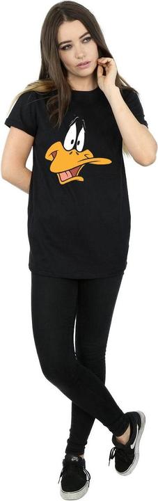 Immagine prodotto Looney Tunes Daffy Duck Face Maglietta Ampia Donna (XL)