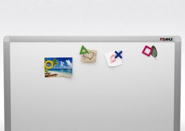 Produktbild Dahle Magnet Set Mega Magnet Mini, je 1 x Kreuz, Kreis, Dreieck, Quadrat, 45 x 45 mm (B x H) 45 mm x 45... (4 x)