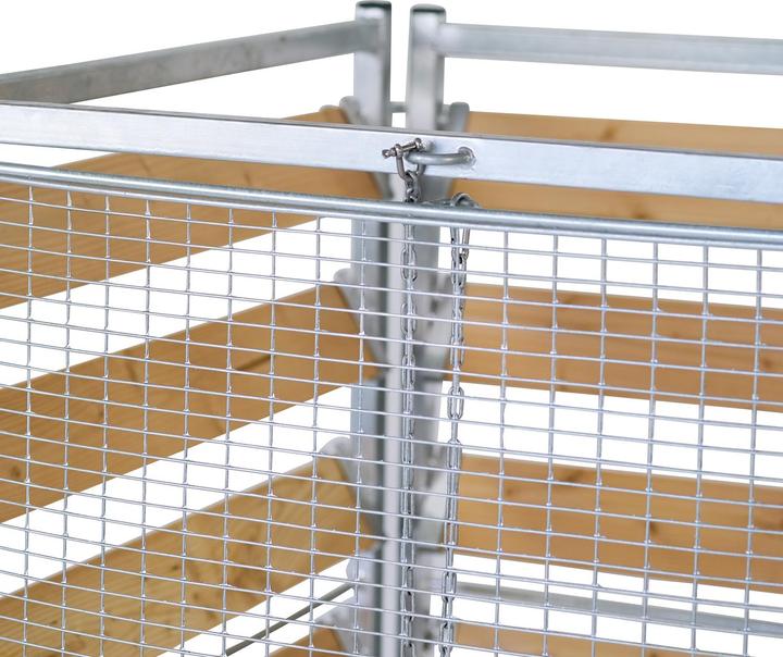 Image du produit Bellissa Composteur bois/métal avec tamis (1000 l)