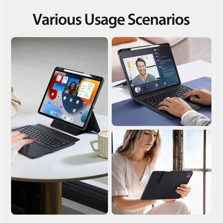 Produktbild Dux Ducis DK Series Keyboard Case (US, iPad Pro 12.9 2020 (4. Gen), iPad Pro 12.9 2021 (5. Gen), iPad Pro 12.9 2022 (6. Gen))