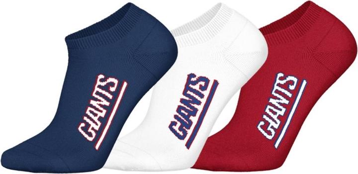 Image du produit Barefoot New York Giants 3pk Sneaker Socks 35-38 (35 - 38)