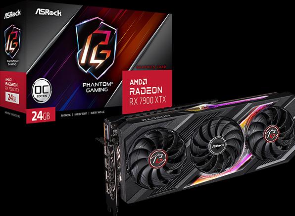 Actual product image AsRock Radeon RX 7900 XTX Phantom Gaming OC (24 GB)