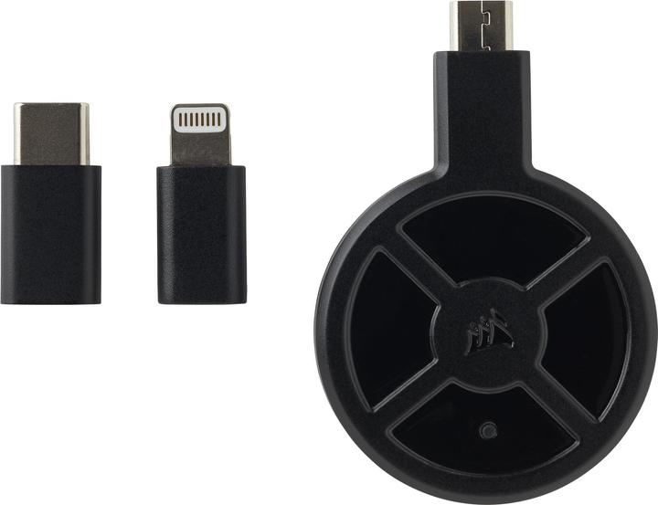 Produktbild Corsair MM1000 mit kabelloser Qi-Ladezone (L)